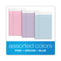 TOPS Prism + Colored Writing Pads, Narrow Rule, 50 Assorted Pastel-Color 5 x 8 Sheets, 6/Pack View Product Image