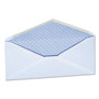 Universal Open-Side Security Tint Business Envelope, #10, Monarch Flap, Gummed Closure, 4.13 x 9.5, White, 500/Box View Product Image