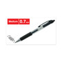 Universal Comfort Grip Gel Pen, Retractable, Medium 0.7 mm, Black Ink, Clear/Black Barrel, 36/Pack View Product Image