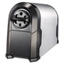 Bostitch Super Pro Glow Commercial Electric Pencil Sharpener, AC-Powered, 6.13 x 10.63 x 9, Black/Silver View Product Image