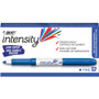 BIC Intensity Low Odor Fine Point Dry Erase Marker, Fine Bullet Tip, Blue, Dozen View Product Image