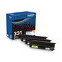 Brother TN3313PK Toner, 1,500 Page-Yield, Cyan/Magenta/Yellow View Product Image