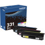 Brother TN331 Original Standard Yield Laser Toner Cartridge - Multi-pack - Cyan, Magenta, Yellow - 3 / Box Product Image 