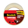 Scotch 3750 Commercial Grade Packaging Tape, 3" Core, 1.88" x 54.6 yds, Clear (MMM3750) View Product Image