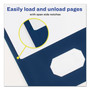 Avery Two-Pocket Folder, Prong Fastener, 0.5" Capacity, 11 x 8.5, Dark Blue, 25/Box View Product Image