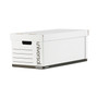 Universal Medium-Duty Easy Assembly Storage Box, Letter Files, White, 12/Carton View Product Image