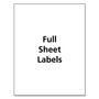 Avery White Shipping Labels-Bulk Packs, Inkjet/Laser Printers, 8.5 x 11, White, 250/Box View Product Image
