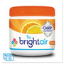 BRIGHT Air Super Odor Eliminator, Mandarin Orange and Fresh Lemon, 14 oz Jar, 6/Carton (BRI900013CT) View Product Image