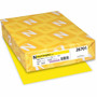 Exact Brights Smooth Colored Paper - Yellow - Letter - 8 1/2" x 11" - 50 lb Basis Weight - Smooth Product Image 