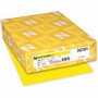 Exact Brights Smooth Colored Paper - Yellow - Letter - 8 1/2" x 11" - 50 lb Basis Weight - Smooth Product Image 