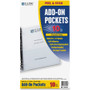 C-Line Peel and Stick Add-On Filing Pockets, 25", 11 x 8.5, 10/Pack (CLI70185) View Product Image