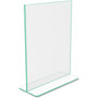 deflecto Superior Image Premium Green Edge Sign Holders, 8.5 x 11 Insert, Clear/Green View Product Image