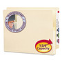 Smead Manila End Tab File Pockets, 1.75" Expansion, Letter Size, Manila, 25/Box View Product Image