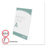 deflecto Superior Image Slanted Sign Holder, Portrait, 8.5 x 11 Insert, Clear View Product Image