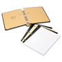 Wilson Jones Looseleaf Corporation Minute Book, 1-Subject, Unruled, Black/Gold Cover, (250) 11 x 8.5 Sheets View Product Image