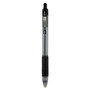 Zebra Z-Grip Ballpoint Pen, Retractable, Medium 1 mm, Black Ink, Clear Barrel, 24/Pack (ZEB12221) View Product Image