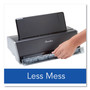 Swingline 28-Sheet Commercial Electric Two-Hole Punch, Fixed 9/32" Holes, Black/Silver View Product Image
