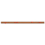 Universal Cork Bulletin Bar, 1" x 18", Brown/Silver View Product Image