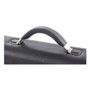 Swiss Mobility Milestone Briefcase, Fits Devices Up to 15.6", Leather, 5 x 5 x 12, Black View Product Image