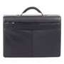 Swiss Mobility Milestone Briefcase, Fits Devices Up to 15.6", Leather, 5 x 5 x 12, Black View Product Image