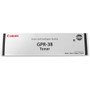 Canon GPR-38 Original Laser Toner Cartridge - Black - 1 Each Product Image 