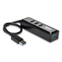 Tripp Lite by Eaton USB 3.0 SuperSpeed Hub, 4 Ports, Black TRPU360004MINI View Product Image