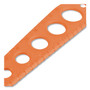 Westcott Safety Cutter, 1.2" Blade, 5.75" Plastic Handle, Assorted, 5/Pack (ACM17379) View Product Image