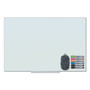 U Brands Floating Glass Dry Erase Board, 35 x 23, White (UBR3975U0001) View Product Image