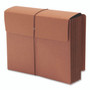 Smead Redrope End Tab Wallets, 5.25" Expansion, 1 Section, Elastic Cord Closure, Straight Tabs, Letter Size, Redrope, 10/Box View Product Image