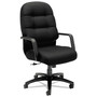 HON Pillow-Soft 2090 Series Executive High-Back Swivel/Tilt Chair, Supports Up to 300 lb, 17" to 21" Seat Height, Black (HON2091CU10T) View Product Image