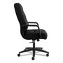 HON Pillow-Soft 2090 Series Executive High-Back Swivel/Tilt Chair, Supports Up to 300 lb, 17" to 21" Seat Height, Black View Product Image
