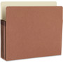 Smead Recycled Top Tab File Pockets, 3.5" Expansion, Letter Size, Redrope, 25/Box View Product Image