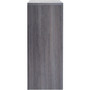 Lorell Essentials Series Stack-on Hutch with Doors - 36" Height x 66" Width x 15" Depth - 4 Door(s) - Finish: Weathered Charcoal Laminate Product Image 