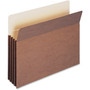 Smead Redrope TUFF Pocket Drop-Front File Pockets with Fully Lined Gussets, 3.5" Expansion, Letter Size, Redrope, 10/Box View Product Image