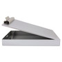 Saunders Redi-Rite Aluminum Storage Clipboard, 1" Clip Capacity, Holds 8.5 x 11 Sheets, Silver (SAU11017) View Product Image