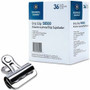Business Source Bulldog Grip Clips - No. 1 - 1.3" Width - for Paper - Heavy Duty - Silver Product Image 