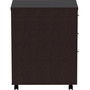 Lorell Essentials Espresso Laminate Pedestal (LLR18218) Product Image 