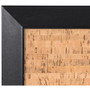 MasterVision Natural Cork Bulletin Board, 24" x 18", Tan Surface, Black Wood Frame View Product Image