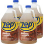 Zep Hardwood & Laminate Floor Cleaner - 128 fl oz (4 quart) - Fresh Scent - Non-sticky - Brown Bottle Product Image 
