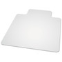 ES Robbins Natural Origins Chair Mat with Lip For Hard Floors, 36 x 48, Clear View Product Image