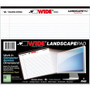 Roaring Spring Wide College Ruled Landscape Legal Pad - 40 Sheets - 80 Pages - Printed - Stapled/Tapebound - Both Side Ruling Surface - (ROA74500) Product Image 