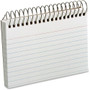 Oxford Spiral Bound Ruled Index Cards - 50 Sheets - Front Ruling Surface - Index Card - 5" x 3" Sheet Size - White Paper Product Image 