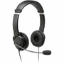Kensington USB-A Headphones with Mic - Stereo - USB Type A - Wired - Over-the-head - Binaural Product Image 