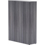 Lorell Weathered Charcoal Laminate Bookcase (LLR69566) View Product Image