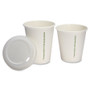 Genuine Joe Cup Lids, 10-16oz., 50/PK, White, 1000/CT (GJO10212CT) Product Image 
