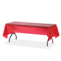 Genuine Joe Plastic Rectangular Table Covers (GJO10326CT) View Product Image