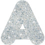 TREND Ready Letters Sparkles Letter Set, Silver Sparkle, 4"h, 71/Set (TEPT1613) View Product Image