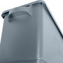 Genuine Joe Waste Container, Space-Saving, 23 Gallon, 20"x11"x30", Gray (GJO60465) Product Image 