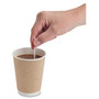 Genuine Joe Stir Sticks/Straws, Plastic, F/Hot/Cold,1000/BX,5-1/2",WE/RD (GJO20050) Product Image 