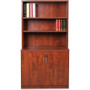Lorell Essentials Series Cherry 2-door Storage Cabinet (LLR69611) View Product Image
